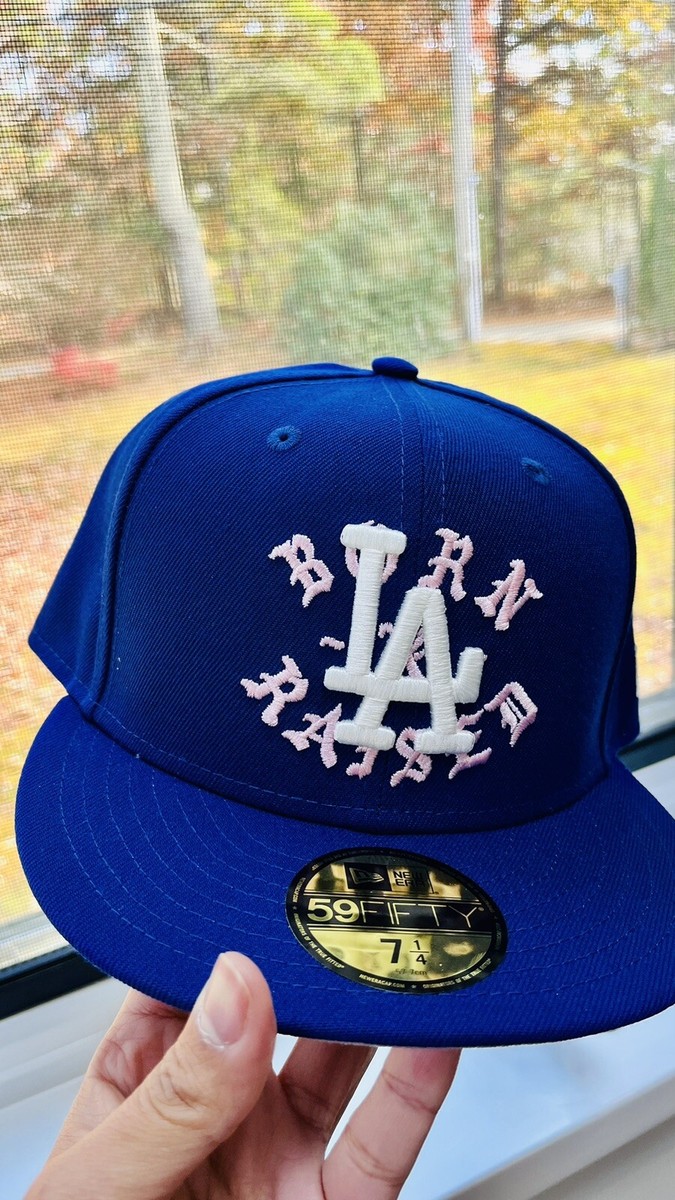 New Era 59fifty Born X Raised Dodgers LA Rocker Vanice Blue New Era 59fifty Born X Raised Dodgers LA Rocker Vanice Blue