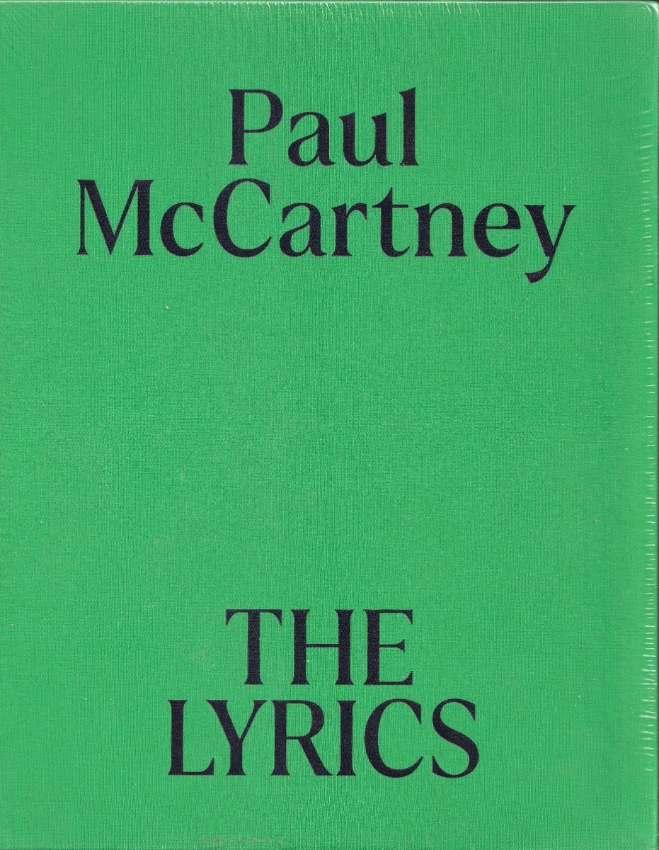 Paul McCartney THE LYRICS 英語原版 ハードカバー 2冊 Paul McCartney THE LYRICS, 2 vol hardcover boxed set, 1st Ed New