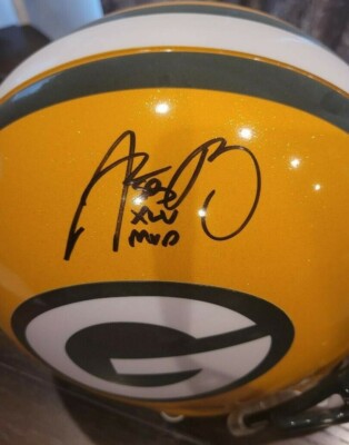 Aaron Rodgers Autographed MVP Super Bowl XLV Helmet #45/45 Steiner COA. | eBay Aaron Rodgers Autographed MVP Super Bowl XLV Helmet #45/45 Steiner COA. | eBay