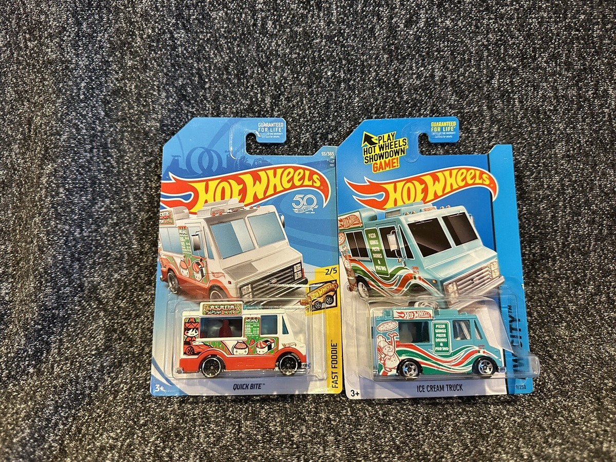 hot wheels ice cream truck And Quick Bite Lot Of