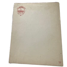 Vintage Kendall Motor Oils Notepad Note Pad Writing Kendall Superb 5.5” x 4 1/4”