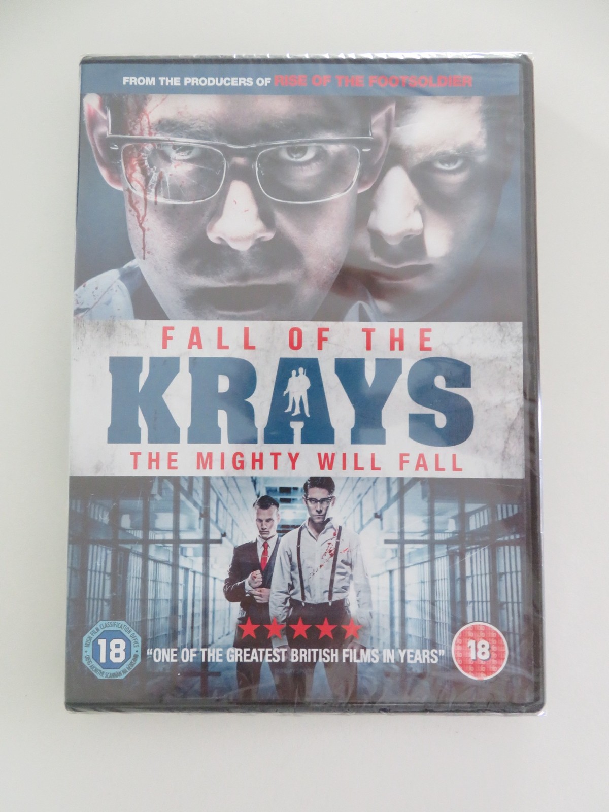 THE FALL OF THE KRAYS (DVD) SIMON COTTON KEVIN LESLIE 2016 REGION 2
