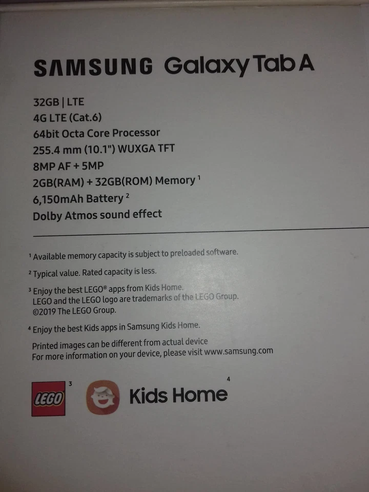 Samsung Galaxy Tab A - Immagine 2 di 4