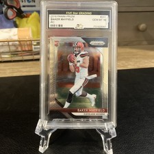 Baker Mayfield Prizm Rookie Card #201 GEM MT 10. rookie card picture