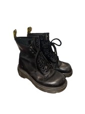 Dr. Martens Vintage Air Wair Leather Boots Made In England Size M 4/ W 5.5 Black