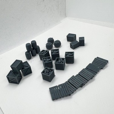 Yao's Studio LYTS72055 1/72 Miniature Scene Market Items 3D Model Railway Train