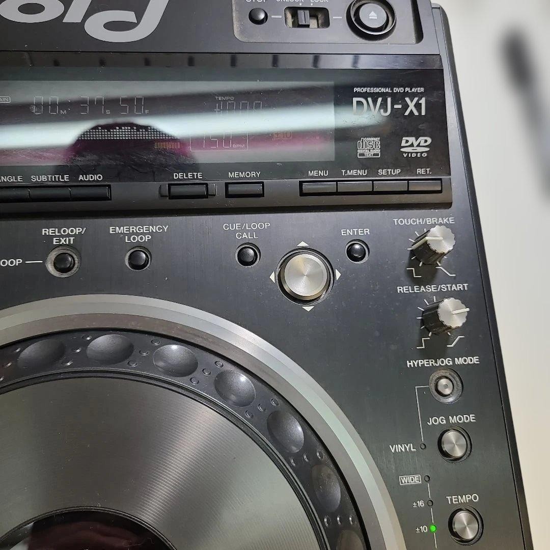 Pioneer DVJ-X1 DVD CDJ Turntable Video DJ VJ Deck Player AC100V 50
