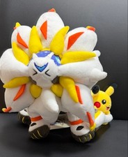 Pokemon Center Singapore Exclusive Solgaleo  Pikachu Plush Toy