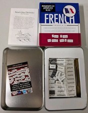 Magnetic Poetry Kit French Francais 2011 500 words open box mini dictionary