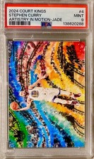 JERSEY MATCH #30/49! 2024-25 Panini Court Kings Stephen Curry Jade WARRIORS!