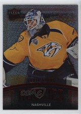 2015 Fleer Showcase Ultra Rookies Platinum Medallion 57/99 Juuse Saros #U15 0v2