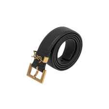 Saint Laurent Monogram Belt Black Official