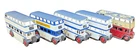 Bundle of Five Dinky Double Decker 290 Bus Vintage Die Cast Models Retro Busses