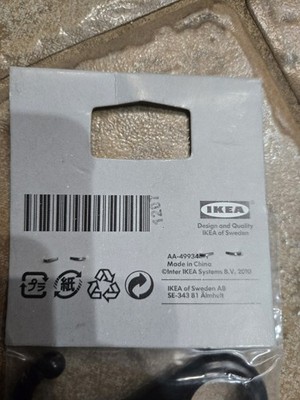 IKEA 10 FINTORP Design Carina Bengs Black 7cm 3in Kitchen Hooks