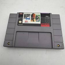 Madden 95 - Authentic Super Nintendo Football Video Game SNES - Tested Working