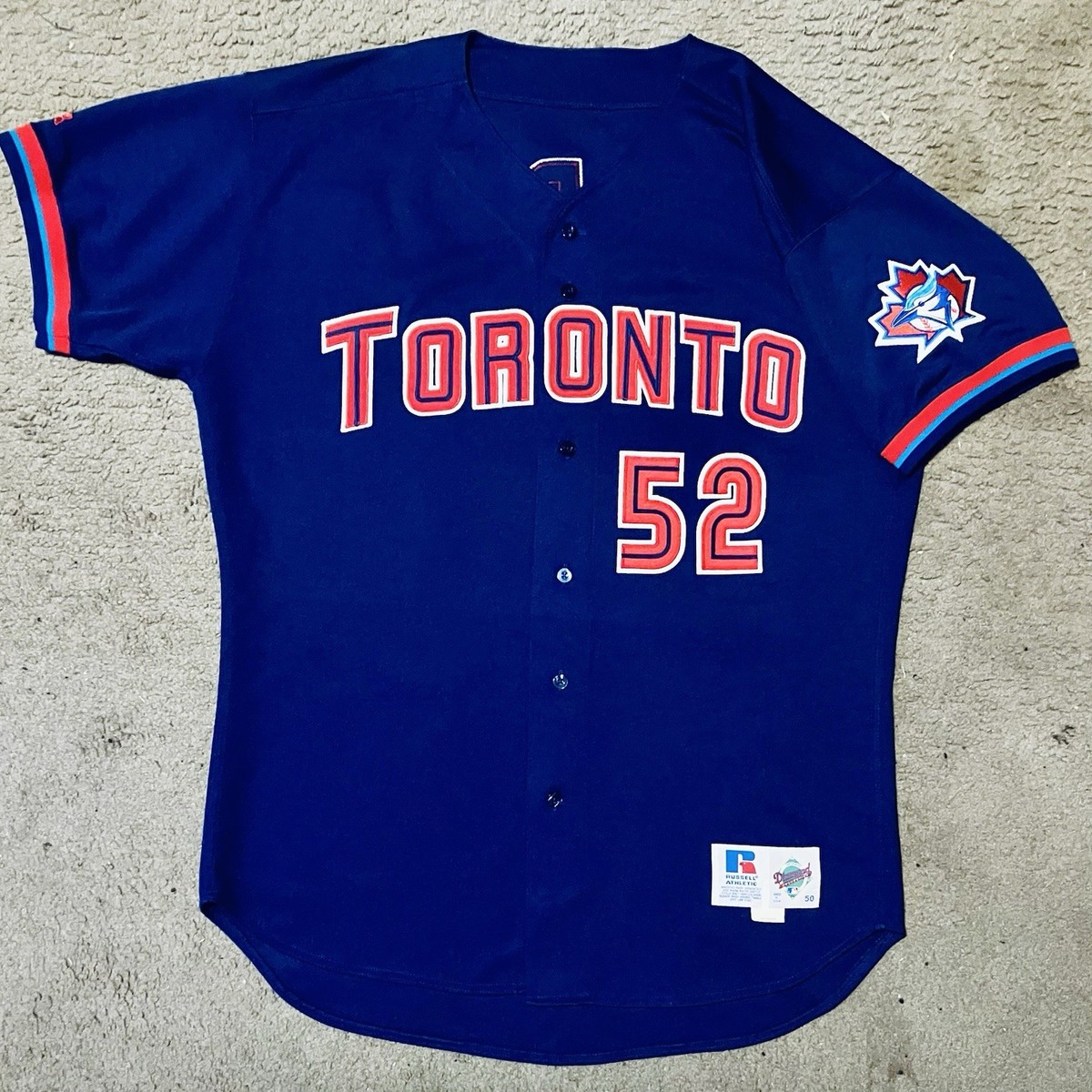 Sz 50 Russell Athletic 1998 Roy Halladay Toronto Blue Jays TI