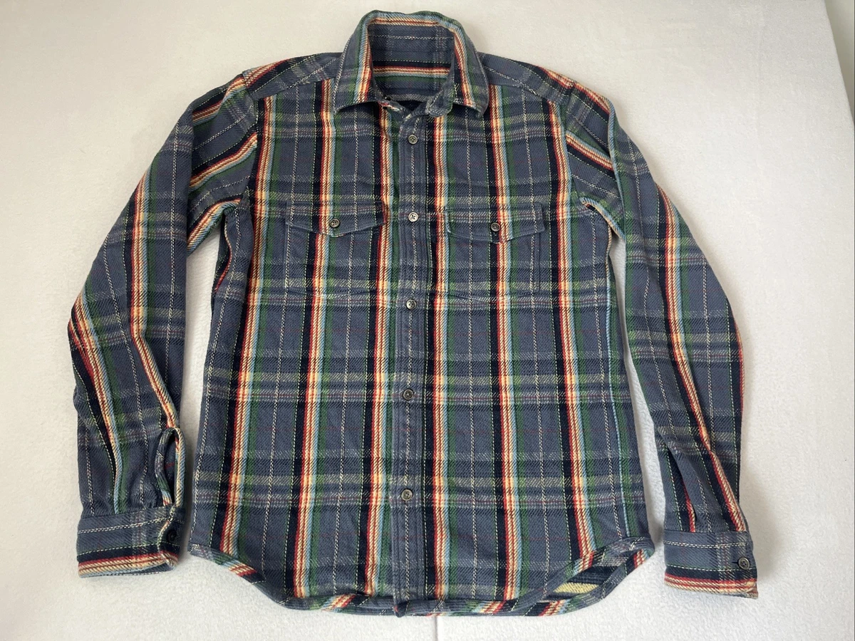 Long Sleeve Nigel Cabourn Regular Size Casual Button-Down Shirts 