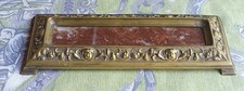 Ancien Porte Stylo en bronze et marbre Napoléon III