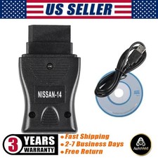 14 Pin For Nissan Consult Interface Usb Car Diagnostic Obd Fault Code Cable Tool 14 Pin For Nissan Consult Interface Usb Car Diagnostic Obd Fault Code Cable Tool