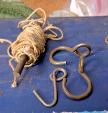 2 Meccano hooks plus extra's can use w/ A.C. GILBERT ERECTOR SET