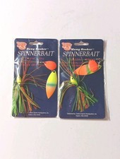 2 Vintage Outdoor Sports Hawg Hooker Spinnerbait 3 /8 oz. Firetiger