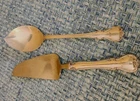 Towle French Provencial Sterling Jelly Jam Server And Cheese Knife. Monogram A