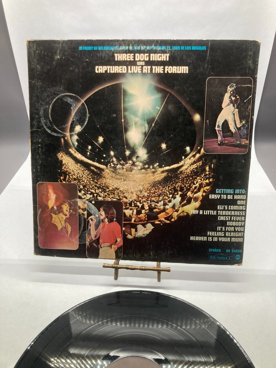 Three Dog Night Captured Live At The Forum Vinyl LP 1969 Dunhill