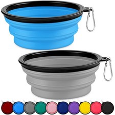 Collapsible Dog Bowl, Lightweight and Portable, Ideal for Travel, Hiking, Cam...