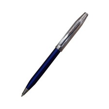 Cross Century II Ballpoint Pen Sterling Silver  Lacq Blue 462wg-2 In Box 