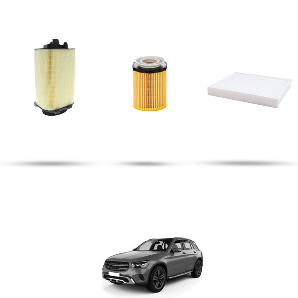 Hoffcar Set Service - 3 Filter FüR Mercedes Classe Glc (X253, C253) 250 155Kw D-image