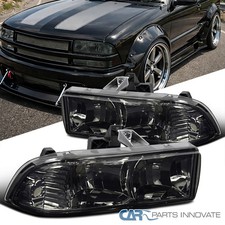 Fit 1998-2004 Chevy S10 Blazer Smoke Headlights Signal Headlamp Leftright 01-03