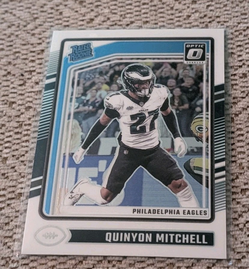 2024 QUINYON MITCHELL DONRUSS OPTIC ROOKIE RC #282 (EAGLES)