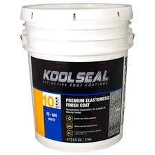 Kool Seal KS0063600-20 4.75 Gallon Premium White Elastomeric Roof Coating