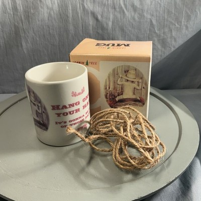 Leanin Tree Mug Hang Onto Your Hat It s Gonna Be One Of Those Days Cup Country