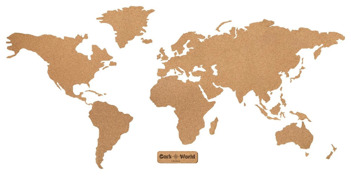 Pinnwand aus Kork Weltkarten, Europa, Deutschland