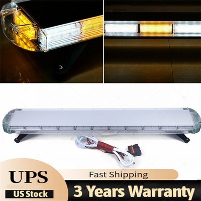52 Inch 96-LED Light Emergency Beacon Warn Light Bar Tow Truck Response Strobe~！
