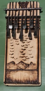 Zimbabwean Handmade Mbira Wooden Kalimba Thumb Piano Karimba