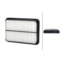 Luftfilter-Einsatz 258 X 177 Mm Hella Passend FüR Hyundai Santa
