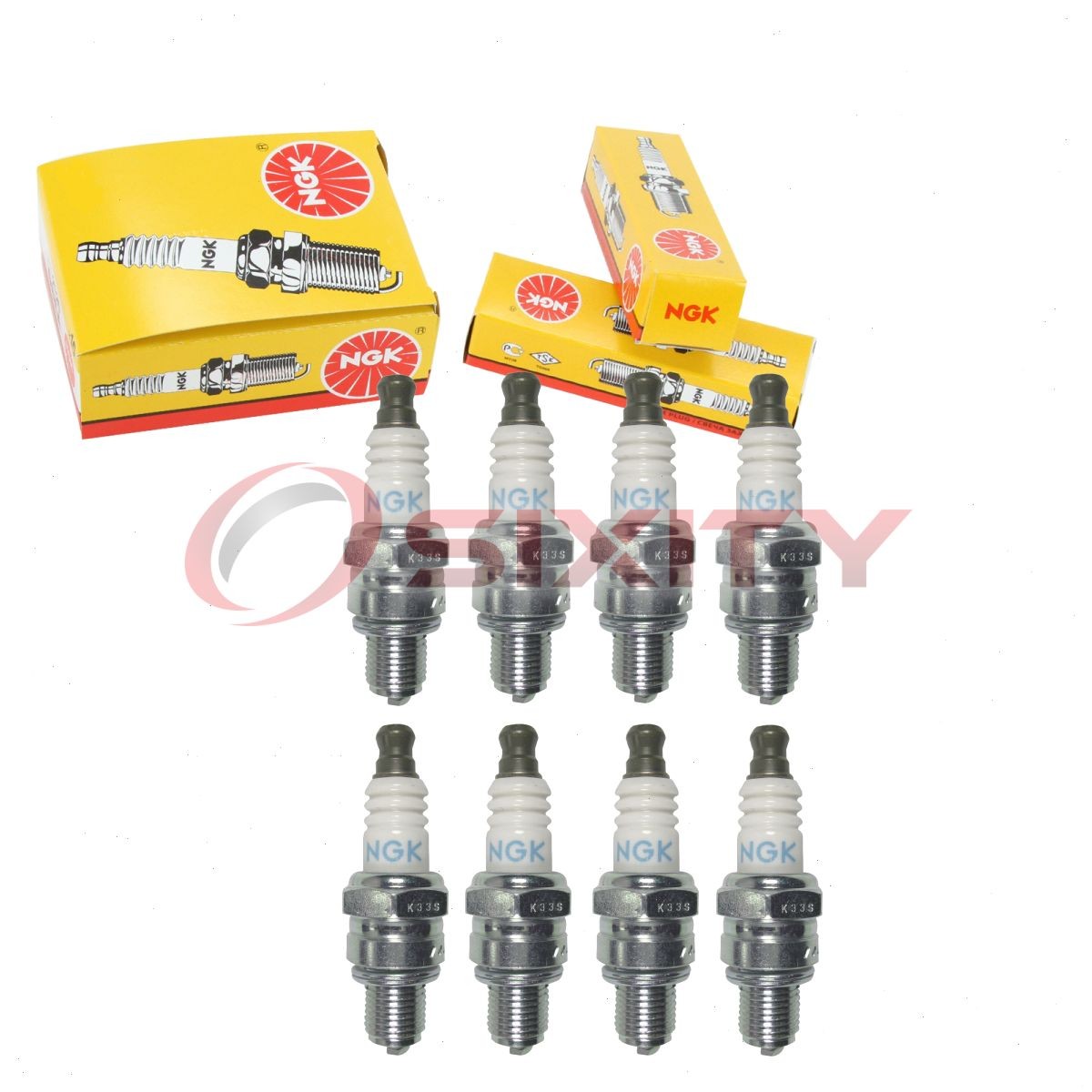 8 pc NGK 6785 CMR7H BLYB Standard Spark Plugs for TY26714 RZ7C E3.24 AC7R zy