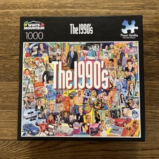 White Mountain The 1990s 1000 Piece Jigsaw Puzzle Nostalgic Throwback