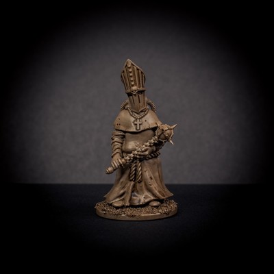 Knucklebones Miniatures 1490 Doom Warrior Priest X1 Frostgrave Forbidden Psalm