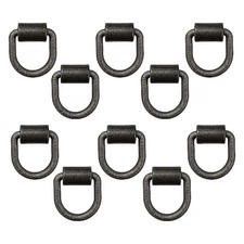 Buyers Products B38wpkgd10 D-Ring, 1/2 In Ring Dia, 2 In Bracket Width, 12,