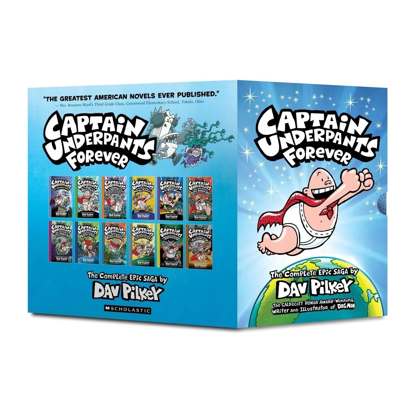 Captain Underpants Forever Box set (#1-12) by Dav Pilkey Hardback - Image 4