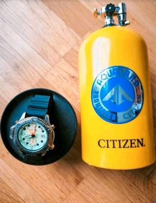Citizen Promaster Aqualand bicolor, Taucheruhr, Leuchtkeks