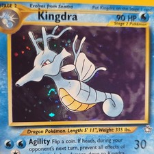 The Pokémon Company Pokemon TCG Kingdra 8/111 Neo Genesis 2000 Holo Rare 90 HP