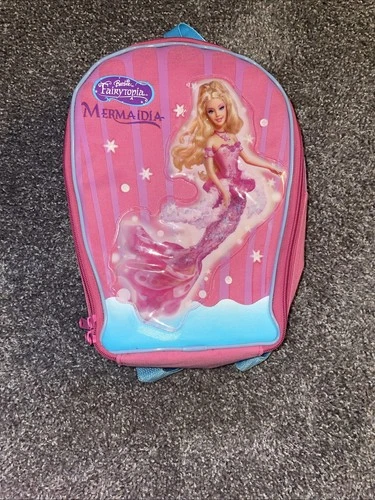 Barbie FairyTopia Mermaidia Pink Mini Backpack Doll Carrying Case Y2K Vintage