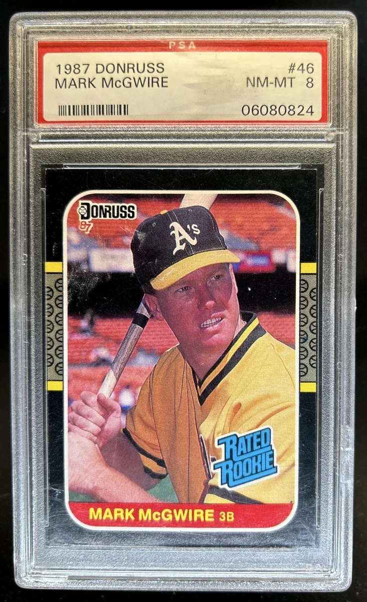 Donruss Mark McGwire Baseball 1987 Season Sports Trading Cards