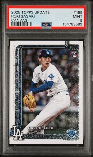 Roki Sasaki [Canvas] #US199 2025 Topps Update card