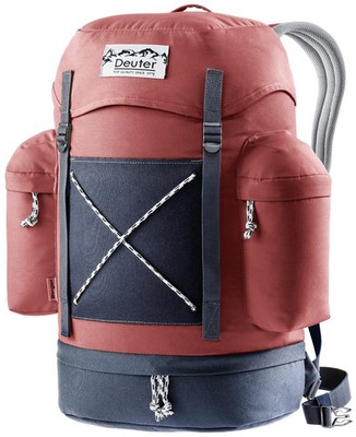 Deuter Wengen Vintage Tagesrucksack mit Stecktasche 15'' Laptopfach Rucksack 25L