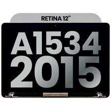 LCD-Display für MacBook 12" A1534 (2015) (Qualität B) (Space Grau) Space Gray